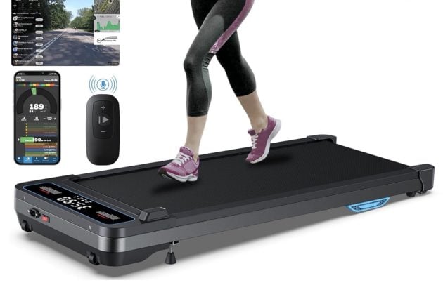 4 In 1 Under Desk Walking Pad with Incline 